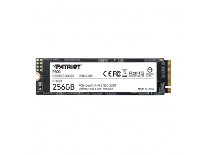 SSD 256GB PATRIOT P300 M.2 2280 PCIe NVMe, P300P256GM28