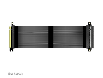 AKASA Riser black X3, 30 cm, AK-CBPE01-30B