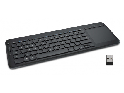 Microsoft All-in-One Media Keyboard Wireless, CZ&SK, N9Z-00020