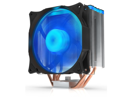 SilentiumPC chladič CPU Fera 3 RGB HE1224/ ultratichý/ 120mm fan/ 4 heatpipes/ RGB/ PWM/ pro Intel i AMD, SPC204