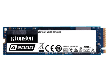 KINGSTON A2000 500GB SSD / Interní / M.2 2280 / PCIe NVMe, SA2000M8/500G