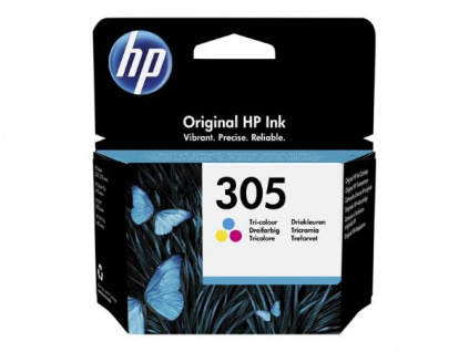HP 305 Tri-color Original Ink Cartridge, 3YM60AE#UUQ