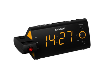 Sencor SRC 330 OR RADIOBUDÍK S PROJEKCÍ - černý/oranžový