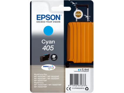 Epson Singlepack Cyan 405 DURABrite Ultra Ink, C13T05G24010