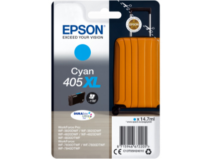 Epson Singlepack Cyan 405XL DURABrite Ultra Ink, C13T05H24010