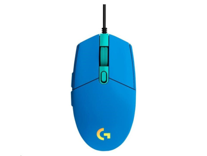 Logitech herní myš G102 2nd Gen LIGHTSYNC Gaming Mouse, USB, EER, Blue, 910-005801