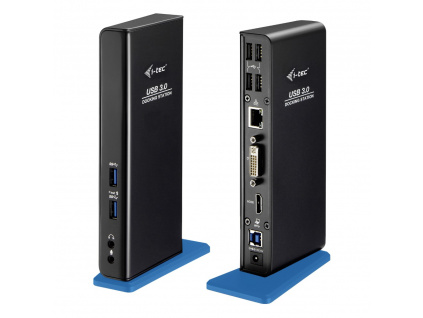 i-tec dokovací stanice ADVANCE/ DUAL VIDEO/ Full HD+ 2048x1152/ 2x USB 3.0/ 4x USB 2.0/ HDMI/ DVI/ LAN/ audio, U3HDMIDVIDOCK