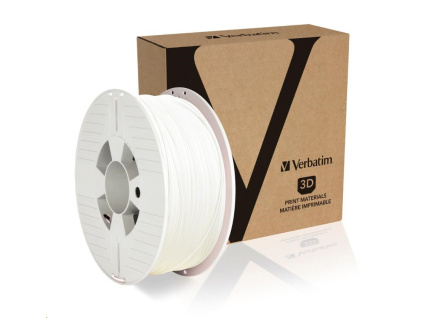 VERBATIM 3D Printer Filament PLA 1.75mm, 335m, 1kg white (OLD PN 55268), 55315