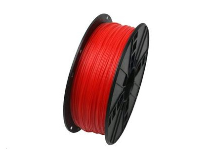 GEMBIRD Tisková struna (filament), ABS, 1,75mm, 1kg, fluorescentní, červená, TIF0511Z0