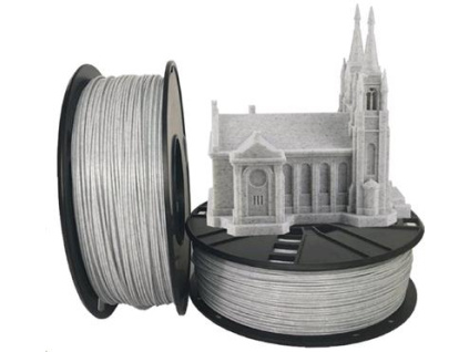 GEMBIRD Tisková struna (filament) GEMBIRD, PLA, 1,75mm, 1kg, mramor, TIF0521B1