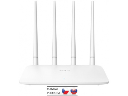 Tenda F6 WiFi N Router 802.11 b/g/n, 300 Mbps, Universal Repeater / WISP / AP, 4x 5 dBi antény, F6