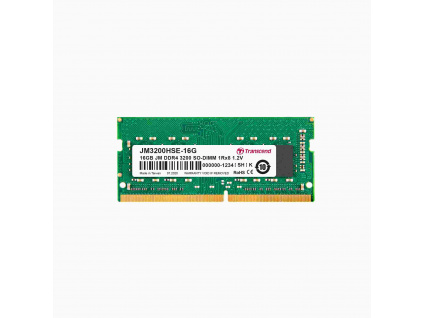 SODIMM DDR4 16GB 3200MHz TRANSCEND 1Rx8 2Gx8 CL22 1.2V, JM3200HSE-16G