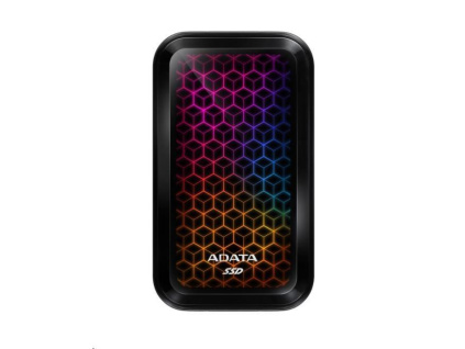 ADATA External SSD 512GB SE770G USB 3.0 černá/žlutá, ASE770G-512GU32G2-CBK