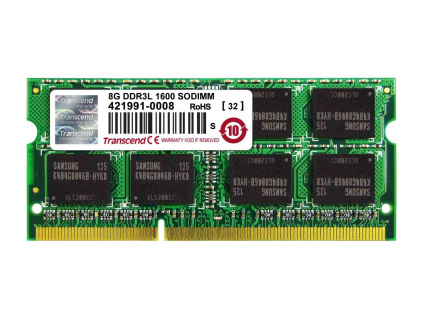 SODIMM DDR3L 8GB 1600MHz TRANSCEND 2Rx8 CL11, TS1GSK64W6H