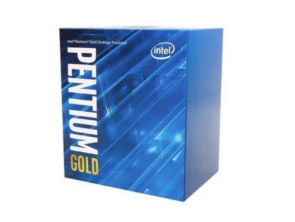 INTEL cpu PENTIUM GOLD G6405 socket1200 Comet Lake BOX 58W 10.generace (s chladičem, 4.1GHz, 2x jádro, 4x vlákno, 4MB cache, pro DDR4 do 2666, grafika UHD 610), virtualizace, BX80701G6405