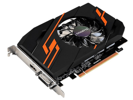 GIGABYTE GeForce GT1030 OC 2G / PCI-E / 2GB GDDR5 / DVI-D / HDMI / active, GV-N1030OC-2GI