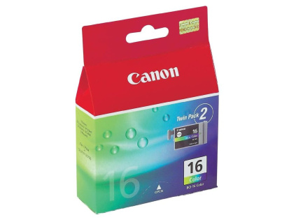 Canon inkoustová náplň BCI-16C/ 2ks v balení/ Barevná, 9818A002