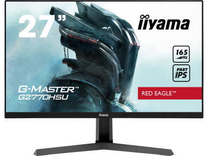 27'' iiyama G-Master G2770HSU-B1: IPS, FullHD@165Hz, 0.8ms, HDMI, DP, USB, FreeSync, černý, G2770HSU-B1