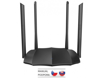 Tenda AC8 WiFi AC Gigabit Router 1200Mb/s, 1x GWAN, 3x GLAN, 4x 6dBi antény, WISP, Uni.Repeater, APP, AC8