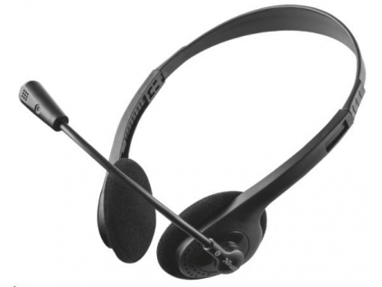 TRUST sluchátka s mikrofonem Primo Chat Headset, pro PC/laptop, 21665