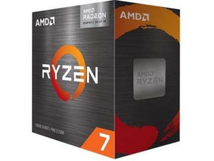 AMD cpu Ryzen 7 5700G AM4 Box (s chladičem, 3.8GHz / 4.6GHz, 16MB cache, 65W, 8x jádro, 16x vlákno), s grafikou, Zen3 Cezanne 7nm CPU, 100-100000263BOX