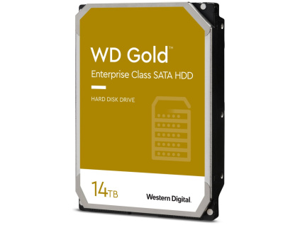 WD GOLD 14TB / WD141KRYZ / SATA 6Gb/s / Interní / 3,5" / 7200rpm / 512MB, WD141KRYZ