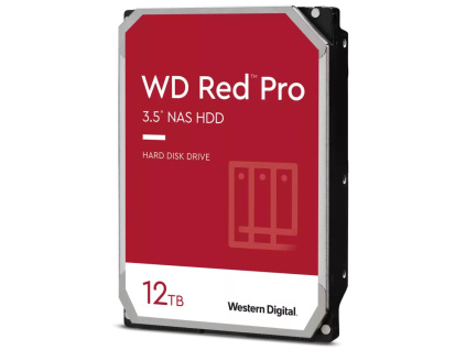 WD RED Pro 12TB / WD121KFBX / SATA 6Gb/s / Interní 3,5"/ 256MB, WD121KFBX