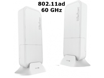 MikroTik wAPG-60ad, Wireless Wire, 60GHz, 1x GLAN, kompletní spoj, RBwAPG-60adkit