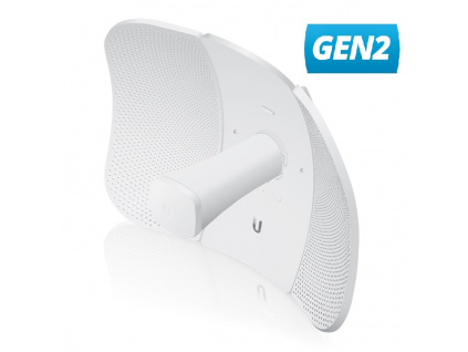 UBNT LiteBeam 5AC Gen2 - AP/client 5GHz, anténa 23dBi MIMO2x2, airMAX AC, 1x Gbit RJ45, PoE 24V, LBE-5AC-Gen2