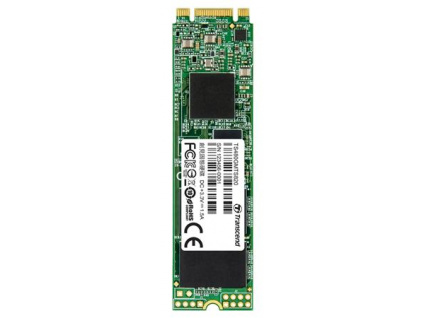 TRANSCEND MTS820S 480GB SSD disk M.2 2280, SATA III (TLC), 530MB/s R, 480MB/s W, TS480GMTS820S