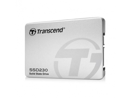 TRANSCEND SSD230S 512GB SSD disk 2.5'' SATA III, 3D TLC, Aluminium casing, 560MB/s R, 500MB/s W, stříbrný, TS512GSSD230S