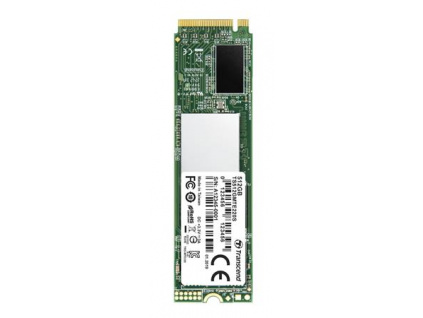 TRANSCEND MTE220S 512GB SSD disk M.2 2280, PCIe Gen3 x4 NVMe 1.3 (3D TLC), 3300MB/s R, 2100MB/s W, TS512GMTE220S