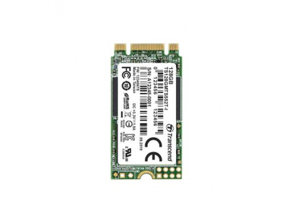 TRANSCEND MTS552T-I 128GB Industrial 3K P/E SSD disk M.2, 2242 SATA III 6Gb/s (3D TLC) B+M Key, 560MB/s R, 510MB/s W, TS128GMTS552T-I