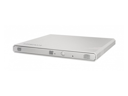 DVDRW/RAM Lite-On eBAU108 USB externí slim bílá, eBAU108-L21