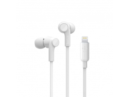 BELKIN sluchátka s Lightning konektorem, G3H0001btWHT