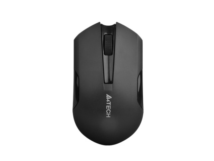 A4-tech G3-270N-1, V-Track, bezdrátová optická myš, 2.4GHz, 10m dosah, černo-šedá
