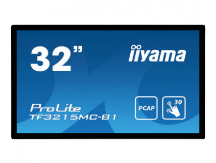 32'' iiyama TF3215MC-B1: FullHD, capacitive, 500cd/m2, VGA, HDMI, černý, TF3215MC-B1