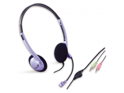 GENIUS headset - HS-02B (sluchátka + mikrofon), 31710037100