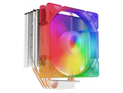 SilentiumPC chladič CPU Spartan 4 MAX EVO ARGB/ ultratichý/ 120mm fan/ 3 heatpipes/ PWM/ pro Intel i AMD, SPC273