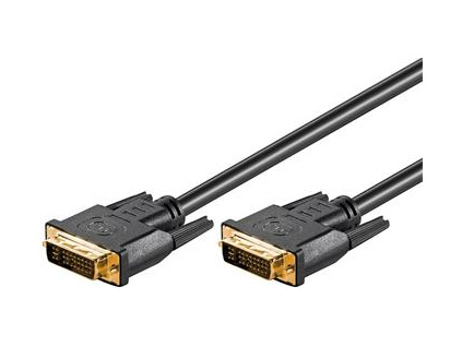 PremiumCord DVI-I propojovací kabel,dual-link,DVI(24+5),MM, 2m, kpdvi3-2