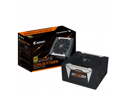 GIGABYTE zdroj AORUS P750W 80+ GOLD Modular, GP-AP750GM-EU