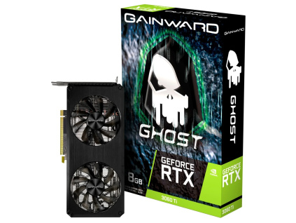 Gainward GeForce RTX 3060 Ti Ghost, LHR, 8GB GDDR6, NE6306T019P2-190AB