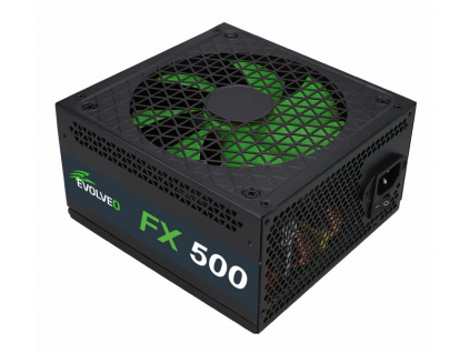 EVOLVEO FX 500 , zdroj 500W ATX, 14cm, tichý, 80+, bulk, czefx500