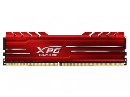 ADATA XPG Gammix D10 16GB DDR4 2666MHz / DIMM / CL16 / červená, AX4U2666316G19-SR10