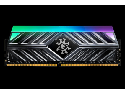 8GB DDR4-3600MHz ADATA XPG D41 RGB CL16 šedá, AX4U36008G18I-ST41