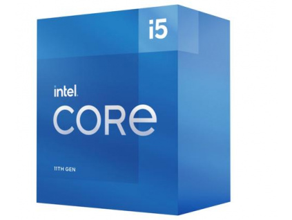 INTEL cpu CORE i5-11400 socket1200 Rocket Lake BOX 65W 11.generace (s chladičem, 2.6GHz turbo 4.4GHz, 6x jádro, 12x vlákno, 12MB cache, pro DDR4 do 3200, grafika UHD 730), virtualizace, BX8070811400