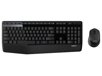 Logitech set klávesnice s myší MK345 / bezdrátový / 2,4Ghz / USB přijímač / CZ + SK / černá, 920-008351
