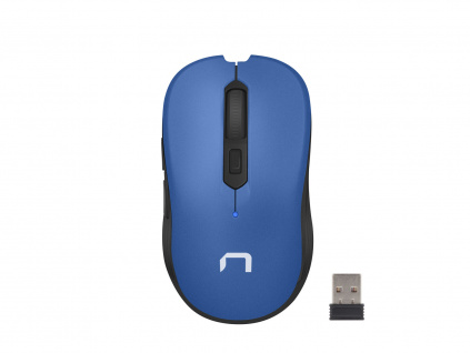 Natec bezdrátová myš ROBIN 1600 DPI, modrá, NMY-0916