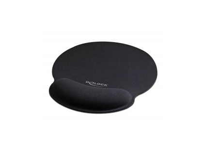 Delock Ergonomická podložka pod myš s gelovou opěrkou zápěstí, 12559