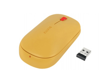 Bezdrátová počítačová myš Leitz COSY, teplá žlutá, 65310019